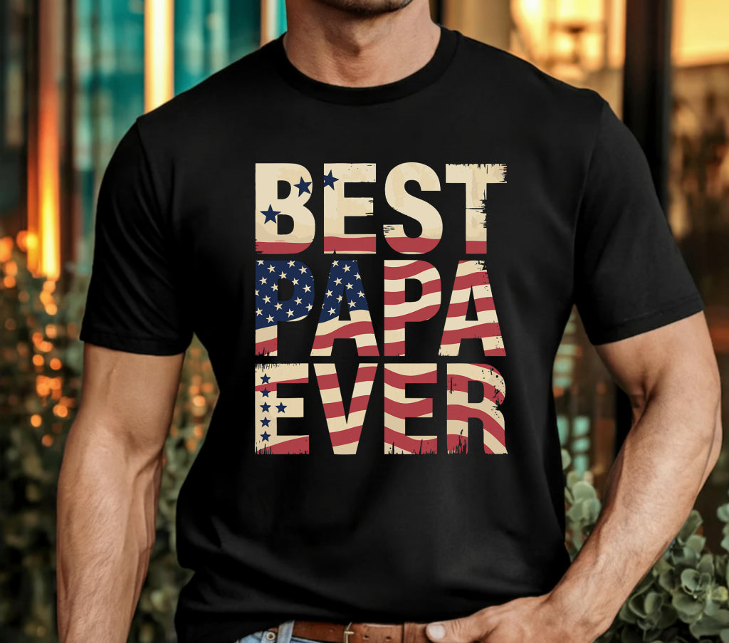 USA EST. 1776 Distressed Flag – Patriotic DTF Transfer