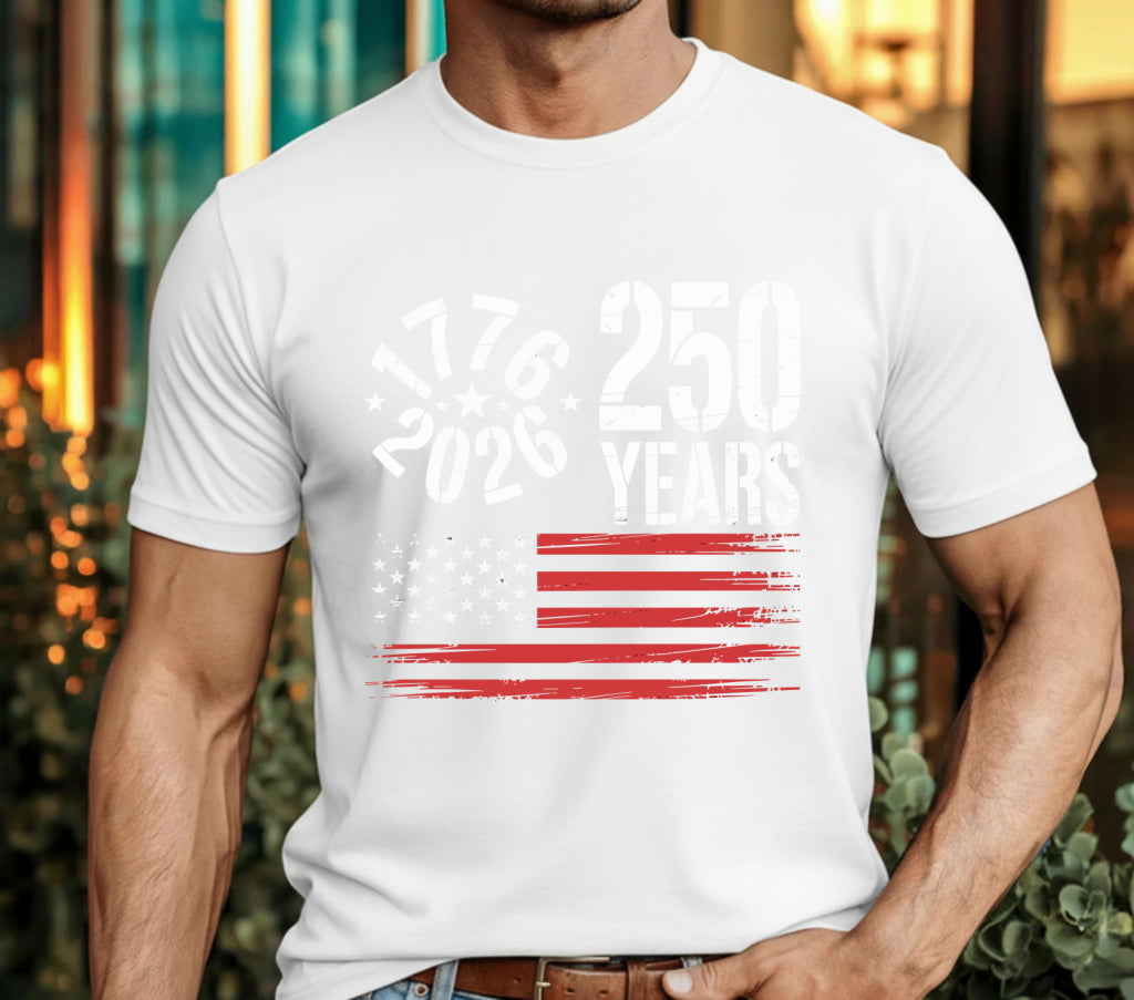 USA 250 Years – Patriotic Eagle DTF Transfer