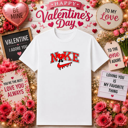 Distressed LOVE Heart O – Valentine's Day DTF Transfer – by Ink Rush – Premade Transfers – Apparel, DTF Transfers