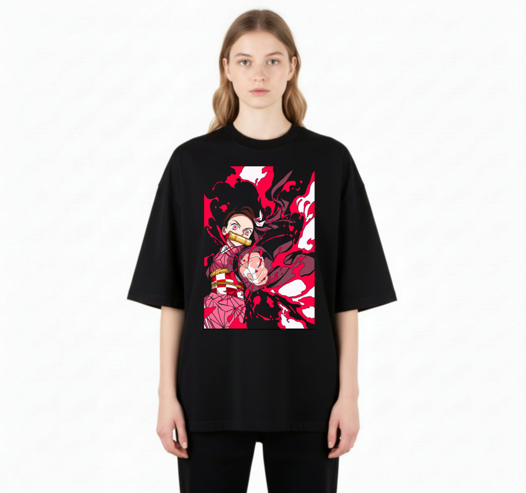 Dynamic Anime Hero Energy – Anime DTF Transfer