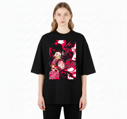 Dynamic Anime Hero Energy – Anime DTF Transfer