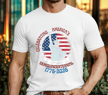 Celebrating America 4th July 250th – Patriotic DTF Transfer