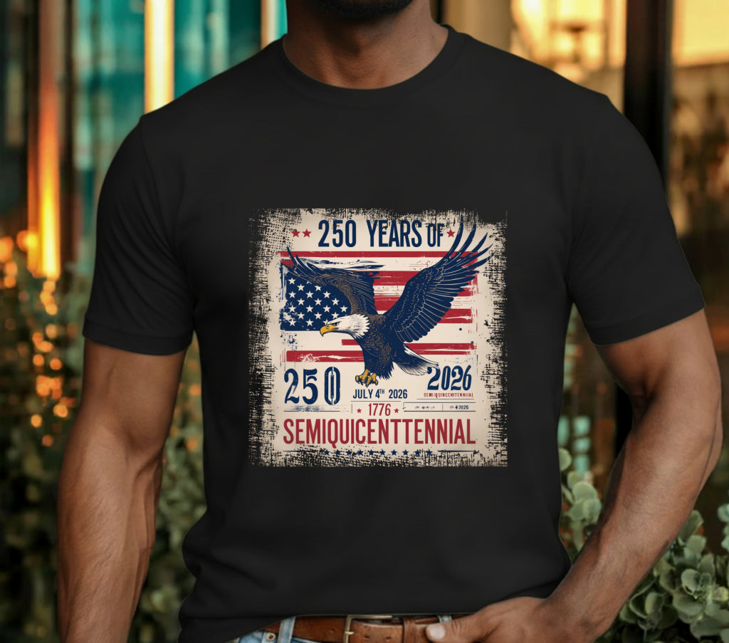 Distressed American Flag – Patriotic DTF Transfer