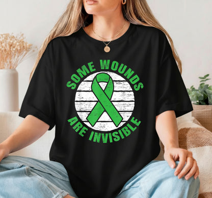 Some Wounds Are Invisible Mental Health Awareness Support – DTF Transfer