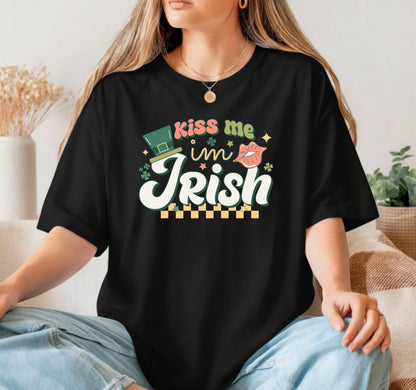 LUCKY AF Shamrock – St Patrick Day DTF Transfer