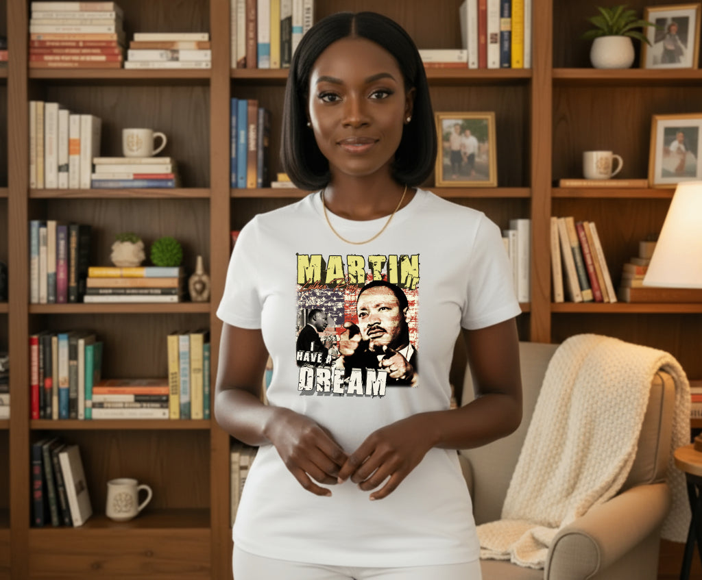 MARTIN LUTHER KING JR. – Black History DTF Transfer
