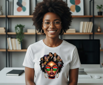 Raised Fist Silhouette – Black History DTF Transfer