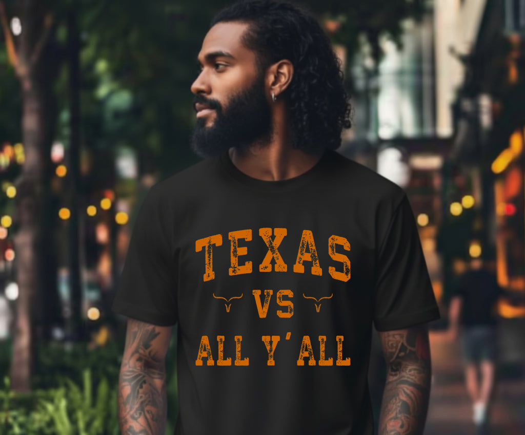 Distressed TEXAS Letter – Texas DTF Transfer