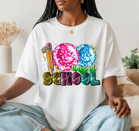100 DAYS BRIGHTER Lightbulb – 100 Days of School DTF Transfer