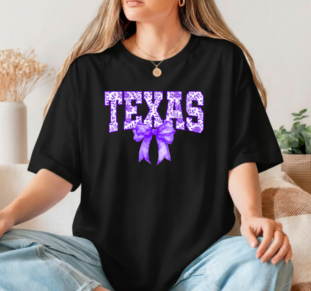 TEXAS Distressed Text – State Pride DTF Transfer