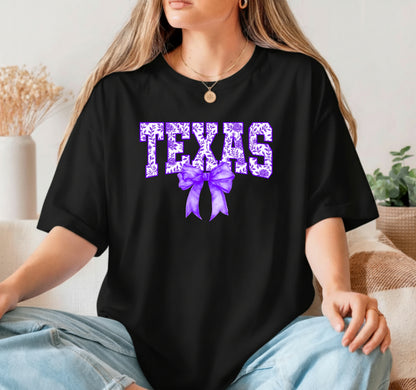 TEXAS Distressed Text – State Pride DTF Transfer
