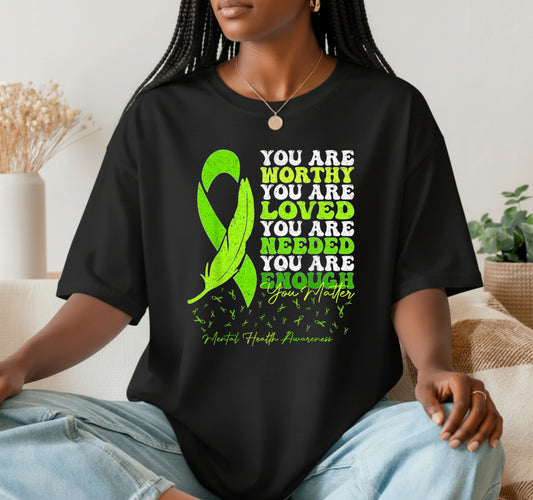Support Warrior Mental Health Awareness – DTF Transfer