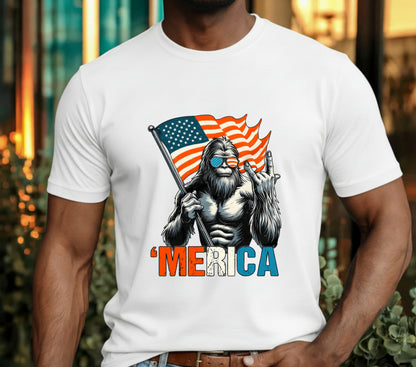 "Land of the Free" Distressed Flag – Patriotic 4th of July DTF Transfer