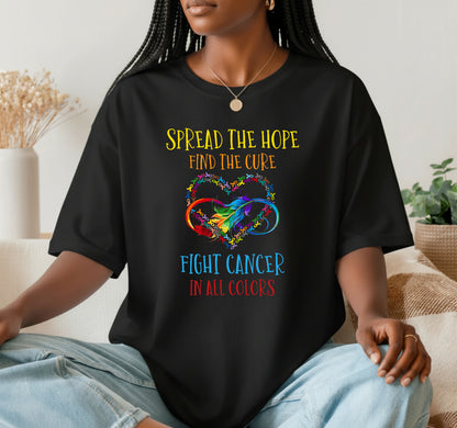 Fight Cancer In All And Every Color – Awareness DTF Transfer