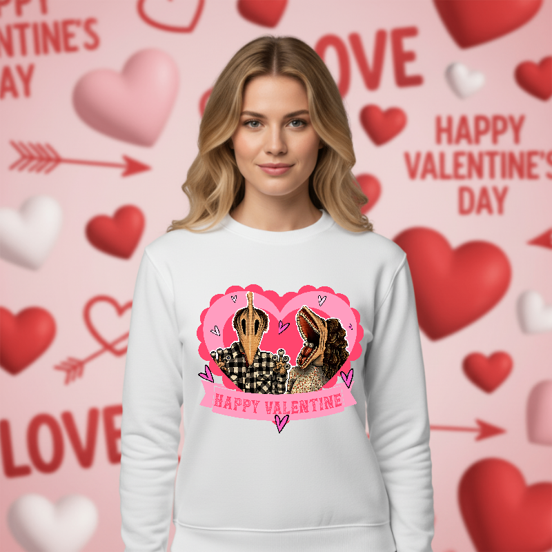 LOVE Distressed Heart – Valentine's DTF Transfer