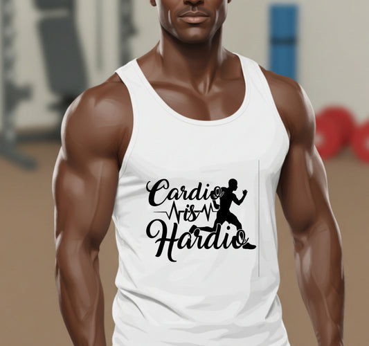 Cardio is Hardio – Gym Fitness DTF Transfer