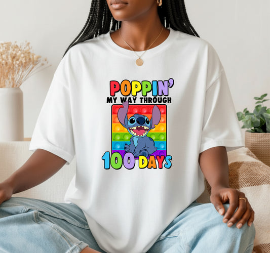 100 DAYS BRIGHTER – 100 Days of School DTF Transfer