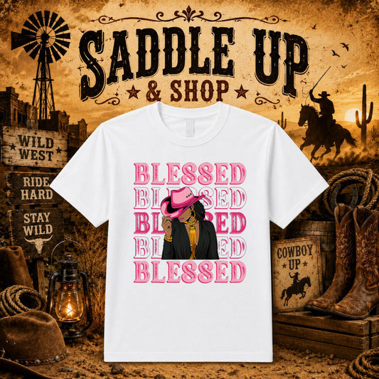 Floral Cow Skull Western – DTF Transfer – by Ink Rush – Premade Transfers – Western, Apparel Industry