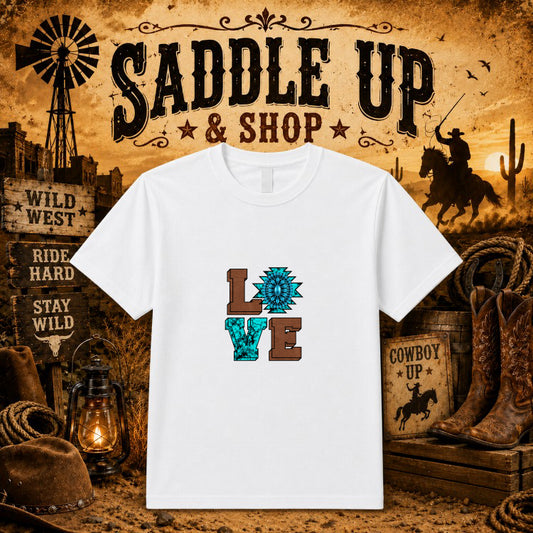 Floral Cow Skull Western – DTF Transfer – by Ink Rush – Premade Transfers – Western, DTF Transfers