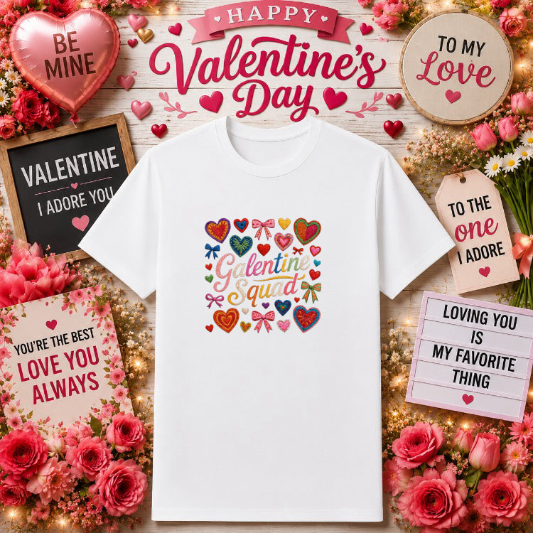 Floral Rose Heart Arrow – Valentines Day DTF Transfer – by Ink Rush – Premade Transfers – DTF Transfers, Apparel Decoration