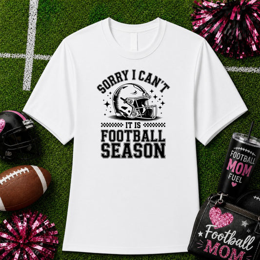 FOOTBALL MOM Distressed – Football DTF Transfer – by Ink Rush – Premade Transfers – Football Mom, Sports Apparel