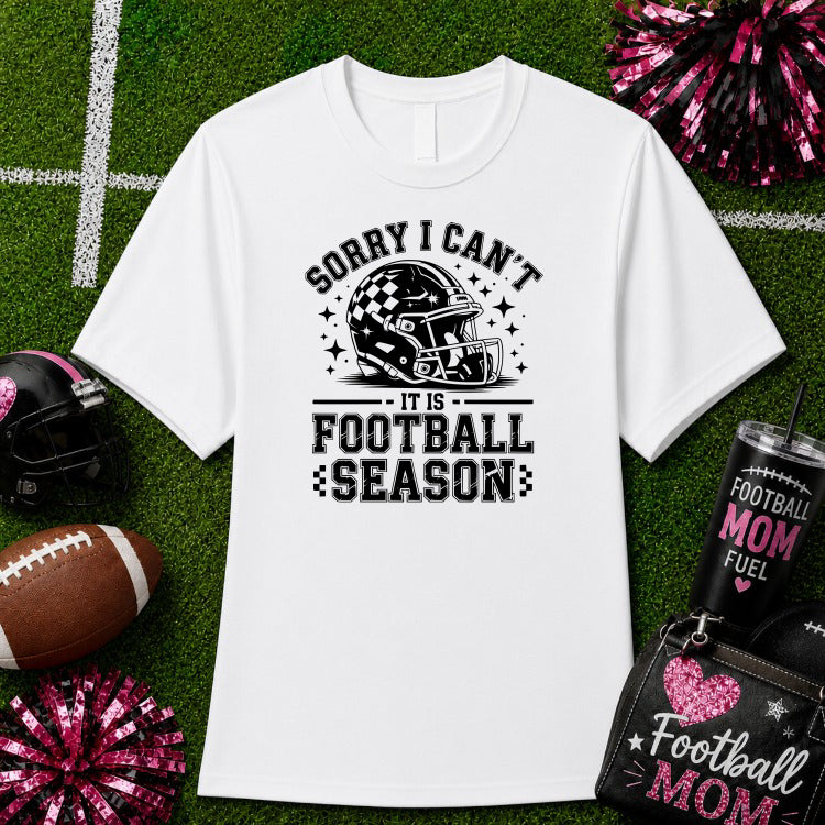 FOOTBALL MOM Distressed Ready-to-Press DTF Transfer – by Ink Rush – Premade Transfers – Football Mom, Sports