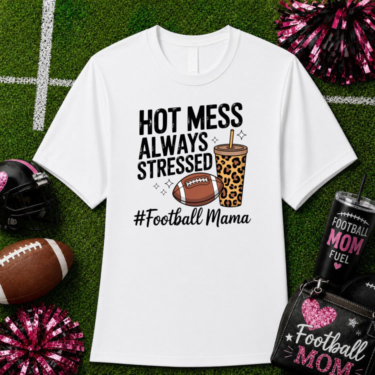 Football Mom Floral – Sports DTF Transfer – by Ink Rush – Premade Transfers – Football Mom, Sports