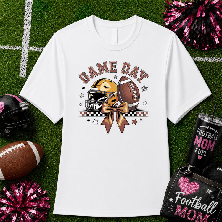 FOOTBALL MOM – Football DTF Transfer – by Ink Rush – Premade Transfers – Football, Sports Apparel
