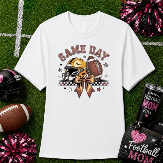 FOOTBALL MOM – Football DTF Transfer – by Ink Rush – Premade Transfers – Football, Sports Apparel