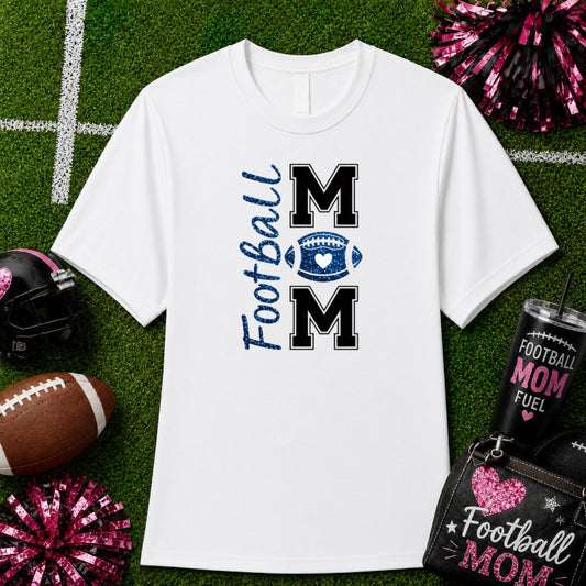 FOOTBALL MOM LOVE – Football Mom DTF Transfer – by Ink Rush – Premade Transfers – Football Mom, DTF Transfers