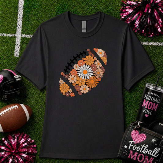Football Mom with Football Motif – Game Day DTF Transfer – by Ink Rush – Premade Transfers – Football, Sports Apparel