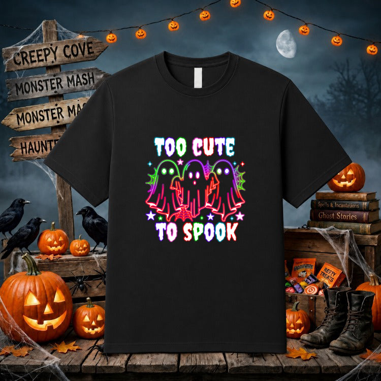 Friendly Ghost Candy Bucket – Halloween DTF Transfer – by Ink Rush – Premade Transfers – DTF Transfers, Apparel Decoration