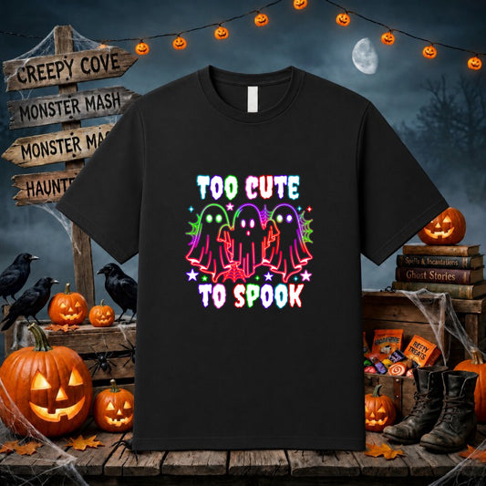 Friendly Ghost Candy Bucket – Halloween DTF Transfer – by Ink Rush – Premade Transfers – DTF Transfers, Apparel Decoration
