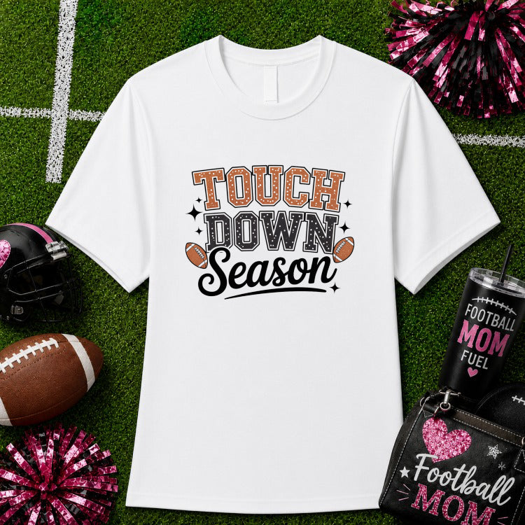 GAME DAY FOOTBALL MOM – Football Mom DTF Transfer – by Ink Rush – Premade Transfers – Football Mom, Sports