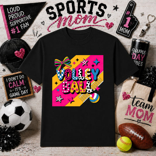 GAME DAY VIBES Leopard Heart – Sports Mom Gameday DTF Transfer – by Ink Rush – Premade Transfers – Sports Mom, Gameday