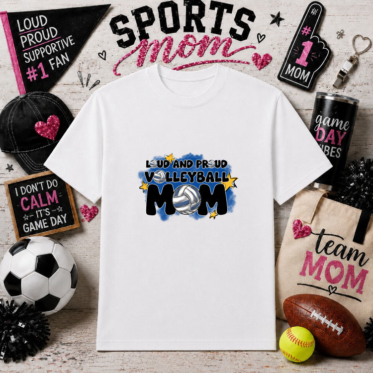 GAME DAY VIBES – Sports Mom DTF Transfer – by Ink Rush – Premade Transfers – Sports Mom, Gameday
