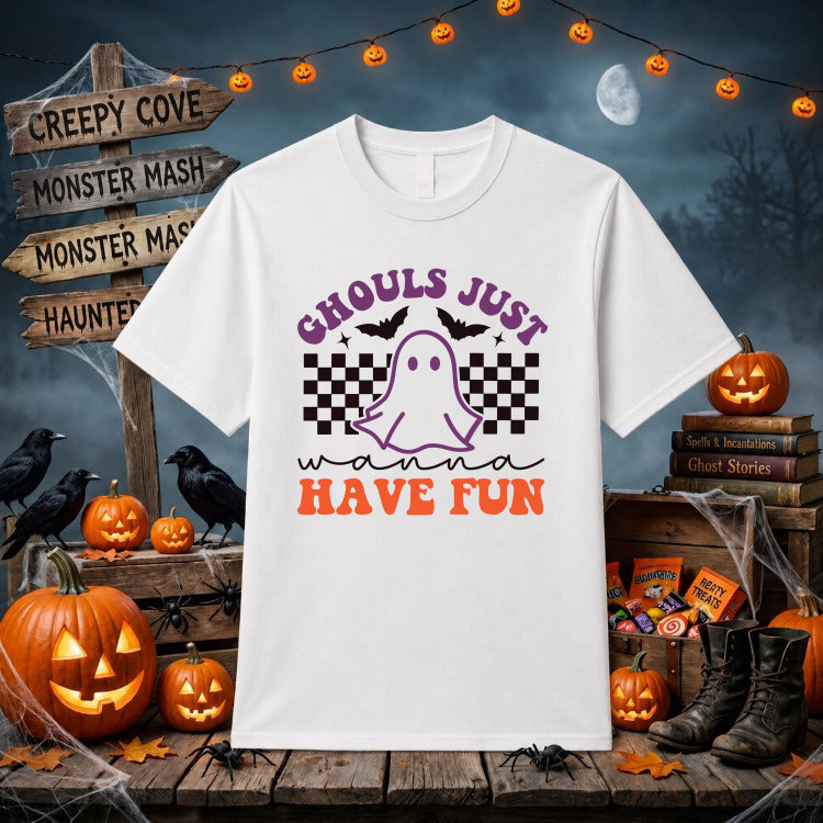 Ghouls Just Wanna Have Fun – Halloween DTF Transfer – by Ink Rush – Premade Transfers – DTF Transfers, Apparel Decor