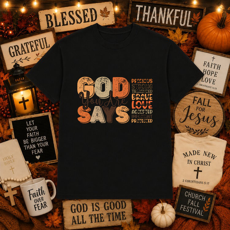 Give Thanks With A Grateful Heart – Christian Fall DTF Transfer – by Ink Rush – Premade Transfers – Christian, DTF Transfer