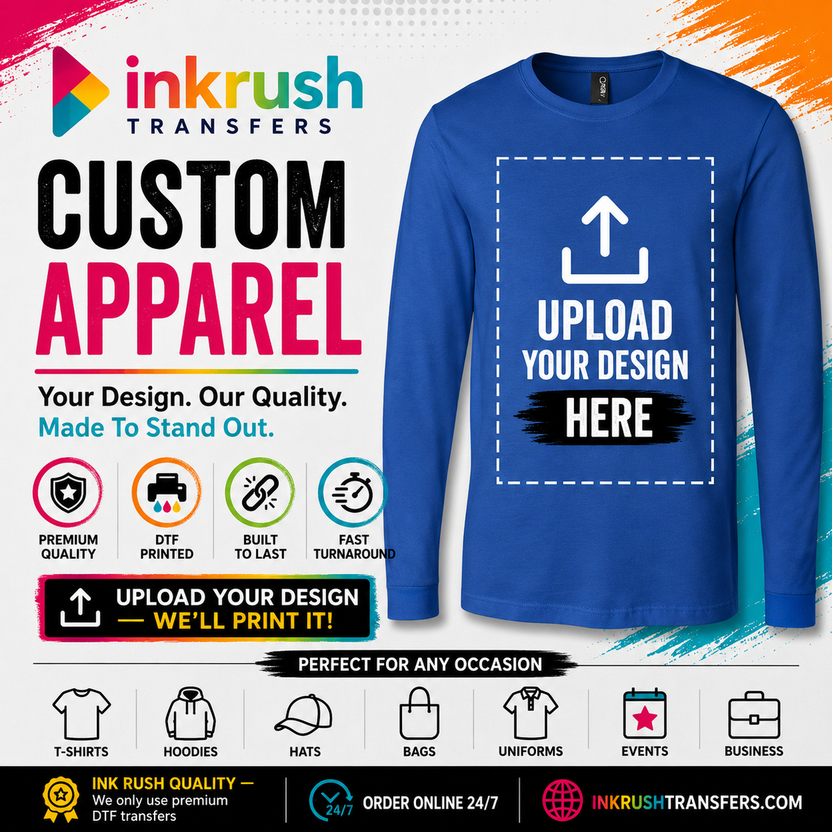 BELLA + CANVAS 3501 Unisex Jersey Long Sleeve Tee