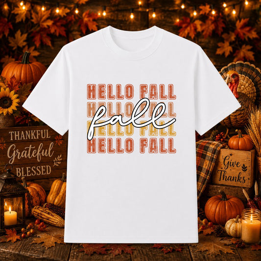 Grateful & Blessed Pumpkin – Thanksgiving DTF Transfer – by Ink Rush – Premade Transfers – DTF Transfers, Apparel Decoration