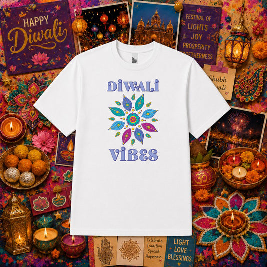 Happy Diwali Lantern & Diyas – Diwali DTF Transfer – by Ink Rush – Premade Transfers – DTF Transfer, Heat Transfer