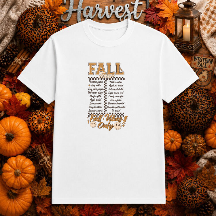 Happy Fall Y'all – Autumn DTF Transfer – by Ink Rush – Premade Transfers – Autumn, Apparel Decor