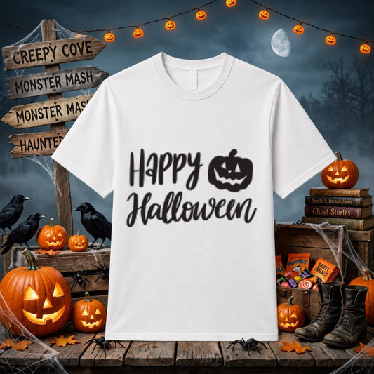 Happy Halloween Text & Motifs – Halloween DTF Transfer – by Ink Rush – Premade Transfers – DTF Transfer, Halloween