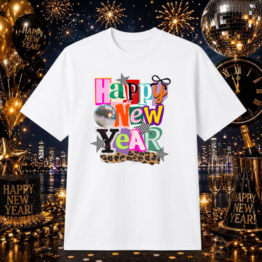 Happy New Year 2027 Celebration – DTF Transfer – by Ink Rush – Premade Transfers – Apparel Decorating, Heat Transfer