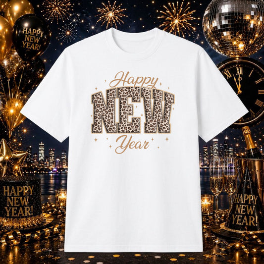 Happy New Year Fireworks – New Year DTF Transfer – by Ink Rush – Premade Transfers – DTF Transfers, Apparel Decor
