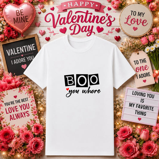 Happy Valentine's Day Retro Groovy – DTF Transfer – by Ink Rush – Premade Transfers – Apparel Decor, Heat Transfer