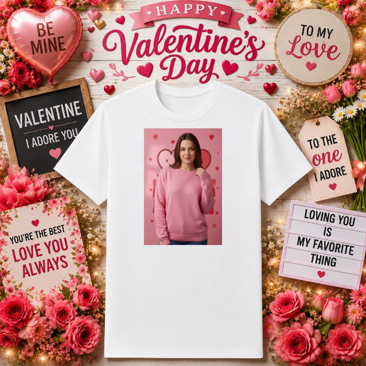 Happy Valentine's Day – Valentines Day DTF Transfer – by Ink Rush – Premade Transfers – DTF Transfers, Apparel Decor