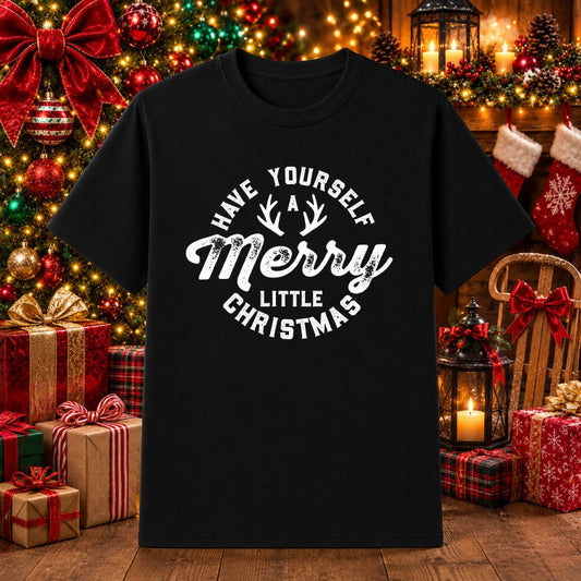 Have Yourself A Merry Little Christmas – Christmas DTF Transfer – by Ink Rush – Premade Transfers – Christmas, DTF Transfers