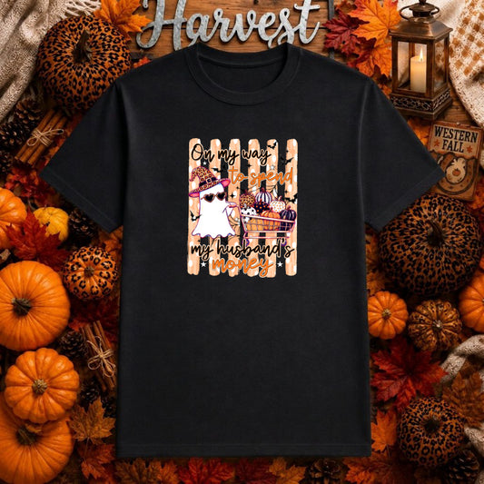 Hello Fall – Autumn Pumpkin Leaves DTF Transfer – by Ink Rush – Premade Transfers – Fall, Apparel Crafting