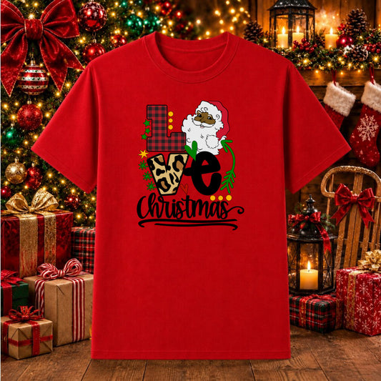 HO HO HO Santa – Christmas DTF Transfer – by Ink Rush – Premade Transfers – Christmas, Apparel Decor